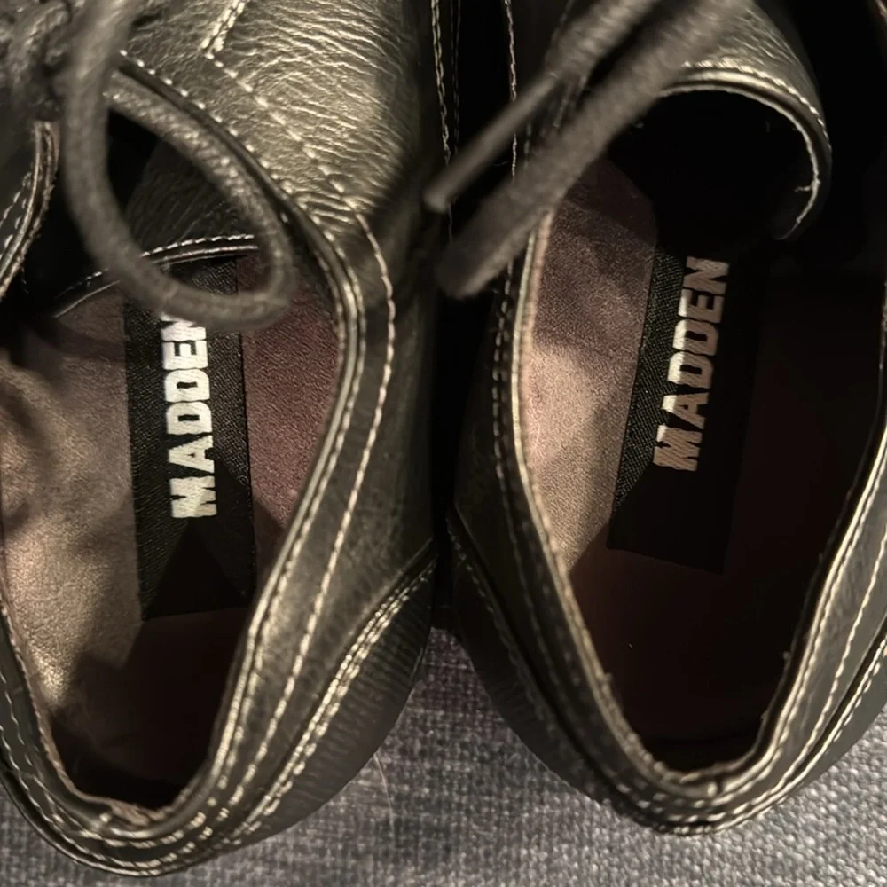 Madden Dress Shoes - black & charcoal gray - Men’s size 8